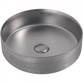 Раковина накладная Abber BEQUEM AC2109BSM 40х40см