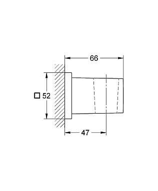 Держатель для душа GROHE 27693000 хром
