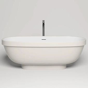 Ванна каменная SALINI GRECA 103121MRH S-Stone матовая 180х80см отдельностоящая