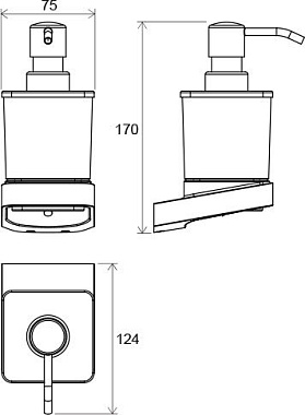 Дозатор RAVAK TD X07P323
