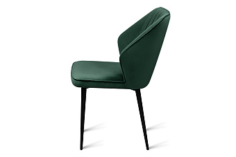 Кухонный стул AERO 50х63х82см велюр/сталь Dark Green