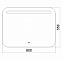 Зеркало Azario Веста LED-00002257 55х80см с антизапотеванием/с подсветкой