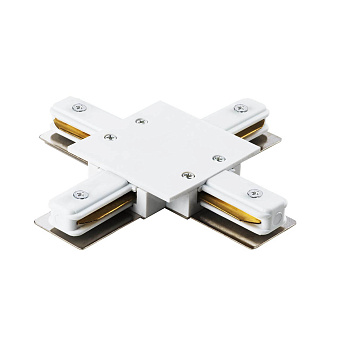 Коннектор Lightstar 501146 белый для однофазного трека