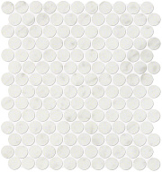 Керамическая мозаика FAP CERAMICHE Roma Diamond fNJC Carrara Round Gres Mos. 32,5х29,5см 0,575кв.м.