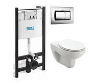 Инсталляция с унитазом ROCA Mateo 7.8931.0.001.0
