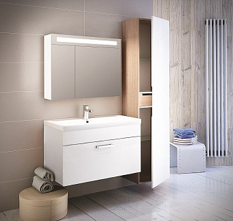 Тумба под раковину подвесная IDDIS New Mirro NMIR80Wi95 44х78,9х55,5см