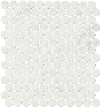 Керамическая мозаика FAP CERAMICHE Roma Diamond fNJC Carrara Round Gres Mos. 32,5х29,5см 0,575кв.м.