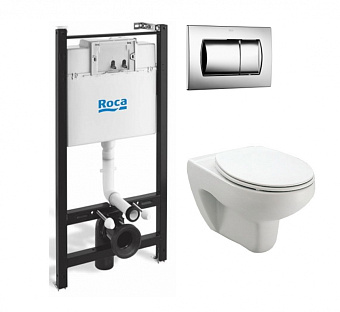 Инсталляция с унитазом ROCA Mateo 7.8931.0.001.0