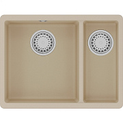 Мойка кухонная LEMARK SINARA 550.2-U 9910080 42х55см бежевый
