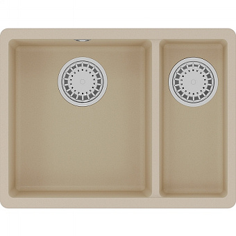 Мойка кухонная LEMARK SINARA 550.2-U 9910080 42х55см бежевый