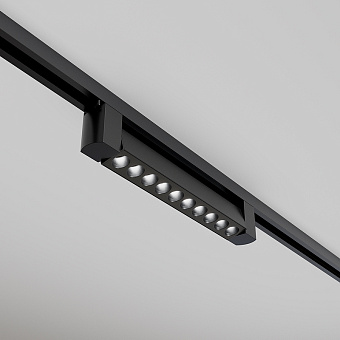 Трековый светильник Maytoni Points Rot TR010-1-10W3K-M-B 10Вт LED чёрный для однофазного трека