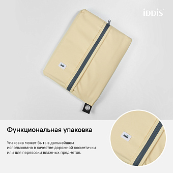 Шторка для ванной IDDIS Basic B67P218i11 180х180см жёлтый