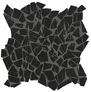 Керамическая мозаика FAP CERAMICHE Roma Diamond fNI8 Nero Reale Schegge Gres Mosaico 30х30см 0,54кв.м.