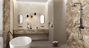 Матовый керамогранит FAP CERAMICHE Sheer fPB2 Taupe Matt R Matt 90х90см 1,62кв.м.