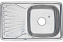Мойка кухонная MELANA 7848 123 t (*10) 78х48см хром