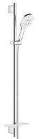 Душевой гарнитур GROHE Rainshower SmartActive 26578LS0 белый/хром
