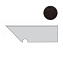 Плинтус Atlas Concord Италия MARVEL STONE ATEN Nero Marquina Battiscopa Sag. SX 30х7,2см 0,259кв.м.