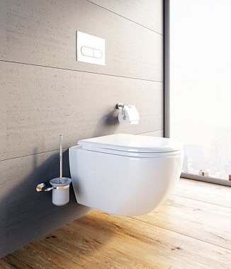 Унитаз подвесной RAVAK Chrome X01516 с микролифтом