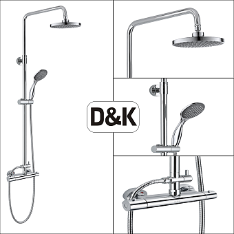 Душевая система D&K BayernPotsdam DA2153701B07 хром