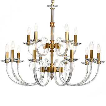 Люстра подвесная Stilfort Glass 1050/03/15P 40Вт 15 лампочек E14