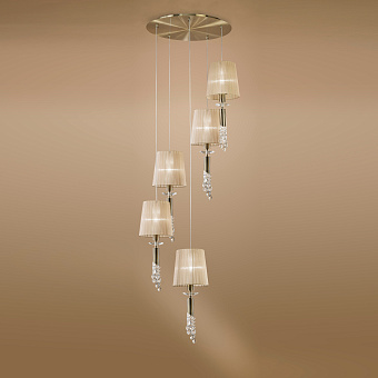 Люстра подвесная Mantra TIFFANY 3877 125Вт 10 лампочек E27/G9