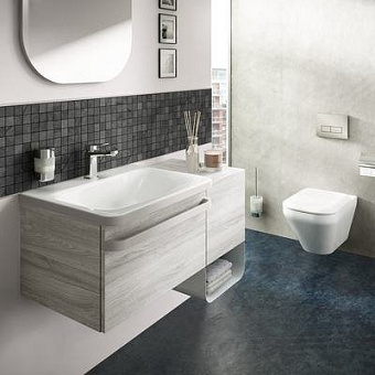 Шкаф подвесной IDEAL STANDARD TONIC II R4307FE 44,5х35,2х35см wood light grey