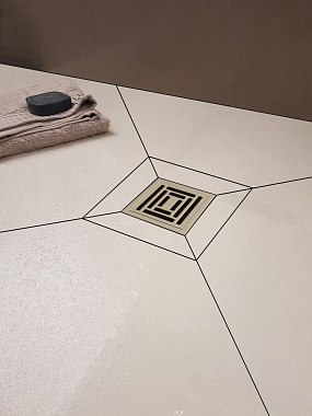 Душевой трап BERGES 090069 100х100 23,5х23,5см вертикальный сток