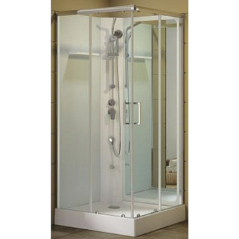 Душевая кабина AQUANET Passion S 2.0 263869 90х90х226см стекло прозрачное