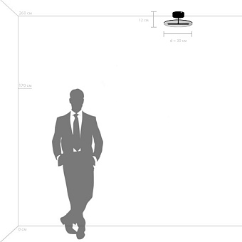 Люстра потолочная Lightstar Acrile 738033 14Вт 1 лампочек LED
