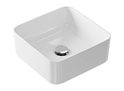 Раковина накладная CERSANIT CREA 35 UM-CRE35/1-oc-S 35х35см