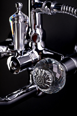 Смеситель для ванны Boheme Flora 273-FL хром