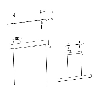 Светильник подвесной Maytoni Step P010PL-L23G4K 23Вт LED