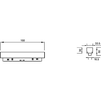 Магнитный трековый светильник Maytoni Basis TR074-2-7W3K-B 7Вт LED чёрный