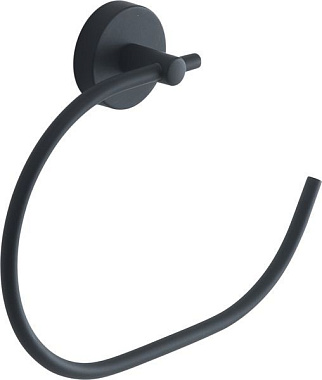 Полотенцедержатель Gedy Eros 2370(14) чёрный матовый 20,5см