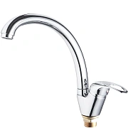 Смеситель для кухни Maxonor MN4115-2 поворотный излив хром