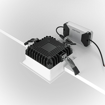 Светильник точечный встраиваемый Maytoni Okno DL054-18W4K-W 18Вт LED