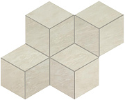 Керамическая мозаика Atlas Concord Италия Marvel Edge AEPN Imperial White Mosaico Esagono Lappato 30х35см 0,42кв.м.