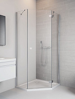 Комплект боковых стенок для душевого угла RADAWAY Essenza 385049-01-01 200х80см стекло прозрачное