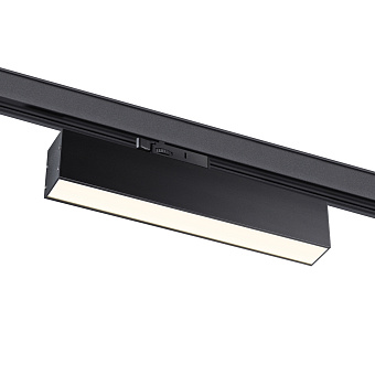 Трековый светильник Novotech ITER 358853 18Вт LED чёрный для трёхфазного трека