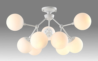 Светильник потолочный CRYSTAL LUX MEDEA MEDEA PL9 WHITE 540Вт E27