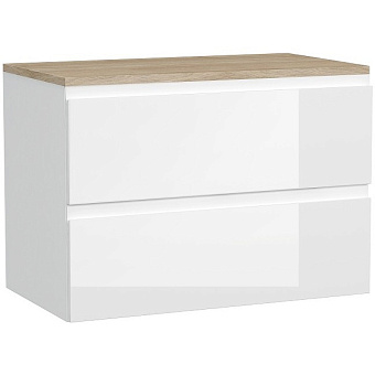 Тумба под раковину подвесная CERSANIT MODUO SB-SZ-MOD80-BL/Wh 45х79,4х55,1см