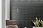 Настенная плитка WOW Boho 118220 Tear Black Matt 10х25см 0,63кв.м. матовая