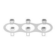 Рамка Lightstar 217636 255х90мм белый