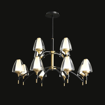 Люстра потолочная ImperiumLOFT Nansy 219407-23 120Вт 12 лампочек LED
