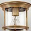 Светильник потолочный Hinkley hadrian QN-HADRIAN-MINI-F-BR-CLEAR 60Вт E27