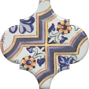 Декор KERAMA MARAZZI Арабески Майолика OP\A161\65000 орнамент 6,5х6,5см 0,11кв.м.