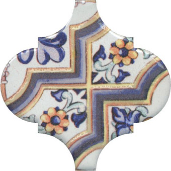 Декор KERAMA MARAZZI Арабески Майолика OP\A161\65000 орнамент 6,5х6,5см 0,11кв.м.