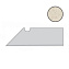 Плинтус Atlas Concord Италия MARVEL STONE ATEP Cream Prestige Battiscopa Sag. DX 30х7,2см 0,259кв.м.