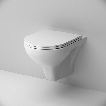 Унитаз подвесной AM-PM Gem C901700SC безободковый с микролифтом