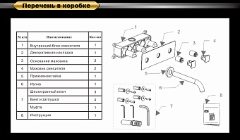 Смеситель для раковины D&K HessenGoethe DA1384441 хром